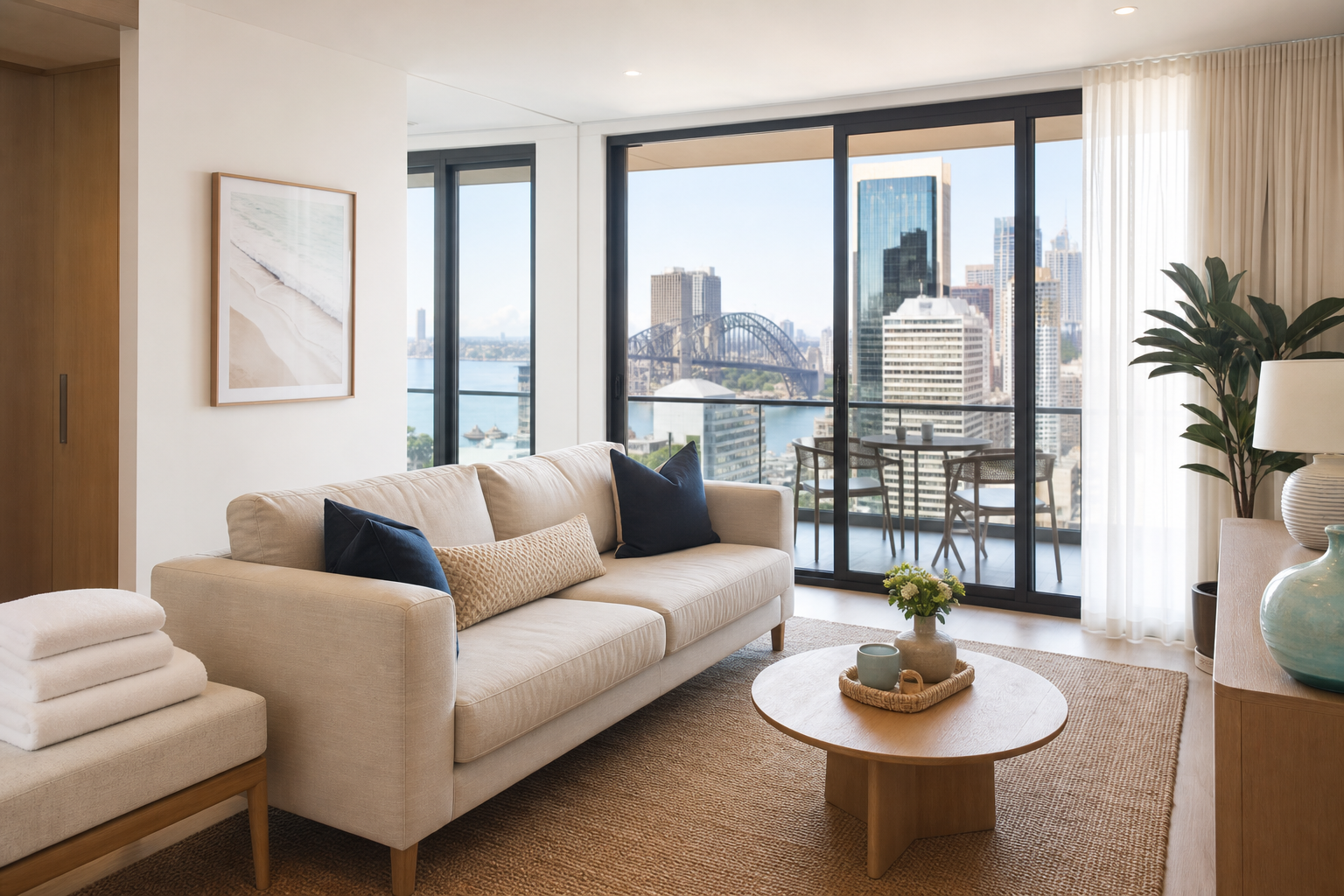 A guest-ready Sydney apartment prepared for full-service Airbnb management