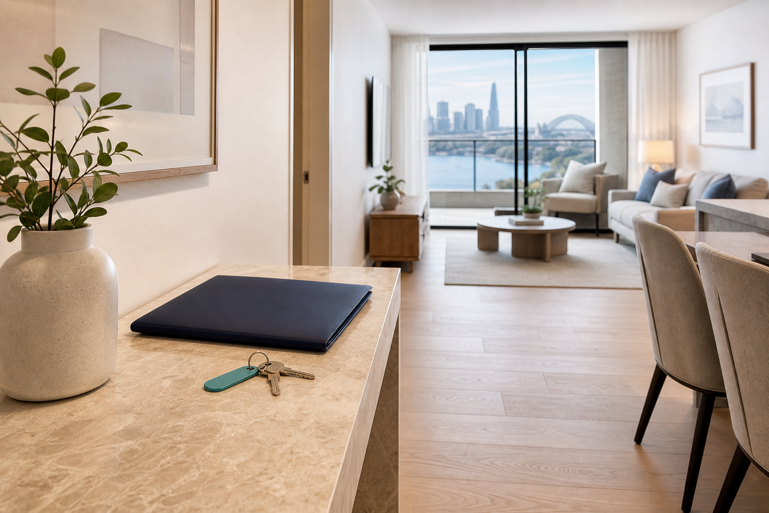 Property keys ready for an approved guaranteed rent arrangement
